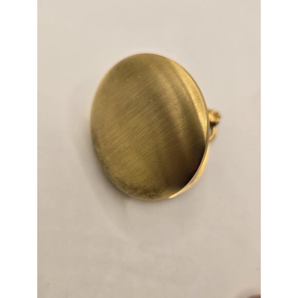 Vintage Ravisa 17 jewels Swiss Made Incabloc Gold Tone Pocketwatch. MINT. RUNS - Picture 3 of 5